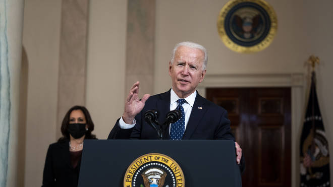 President Joe Biden said the conviction of Derek Chauvin in the killing of George Floyd "can be a giant step forward"