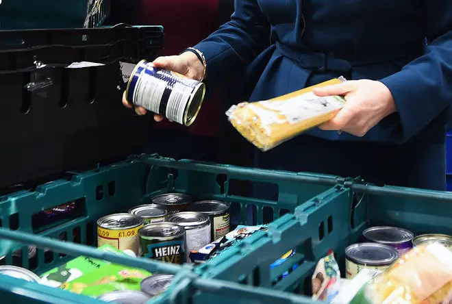 Food banks have reported inadequate donations over a cash-strapped Christmas period