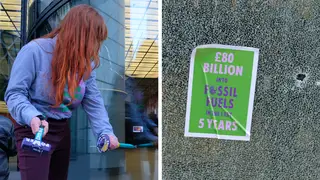 On Earth Day, Extinction Rebellion activists smashed the windows at HSBC's headquaters.