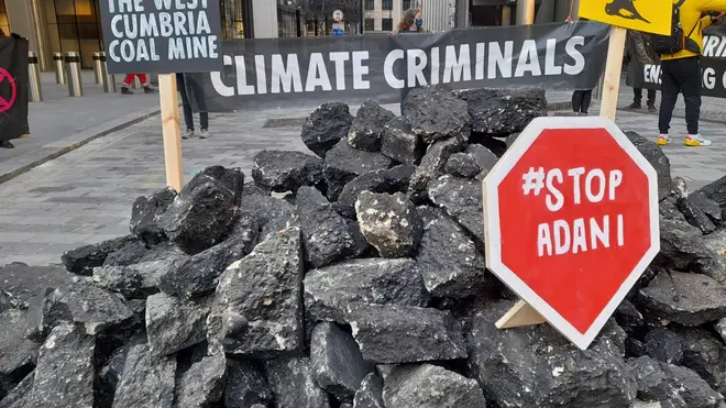 Extinction Rebellion activists have tipped ‘coal’ outside Lloyd's of London insurance market