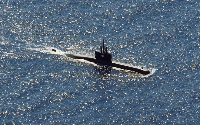 Other submarines, including the KRI Alugoro (pictured) have been called in to search for the missing Indonesian submarine KRI Nanggala..