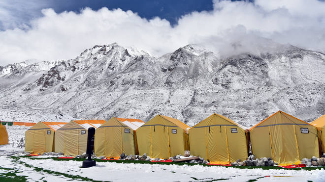 A Norwegian climber tested positive for Covid-19 at base camp