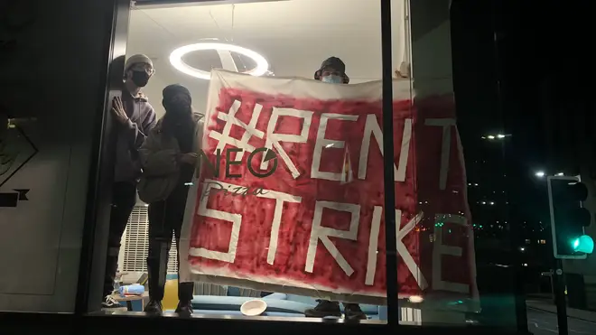 Sheffield Hallam University students intend to occupy the building until demands are met