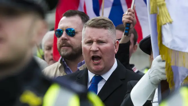 Britain First's leader Paul Golding was duped into protesting outside hotels not housing asylum seekers