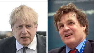 Peter Oborne (R) said Boris Johnson will be frightened of the new ethics adviser
