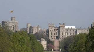 A male and female intruder scaled a fence and broke into the Queen's Windsor estate (File image shows Windsor Castle)