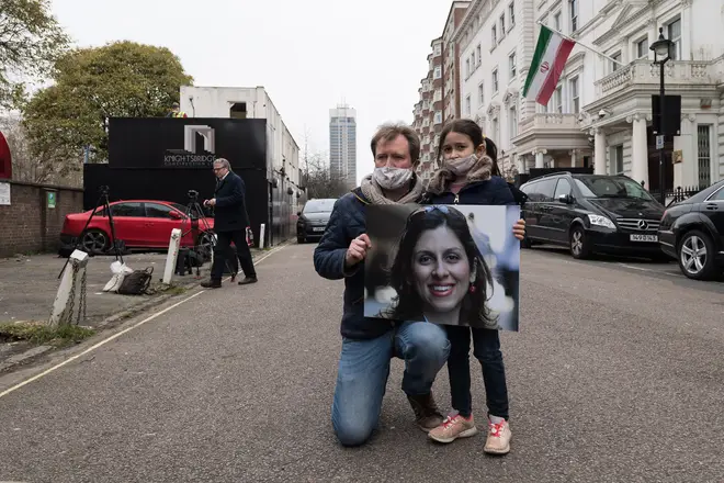 Nazanin's husband, Richard Ratcliffe, and daughter, Gabriella, have campaigned for years for the British-Iranian national's release.