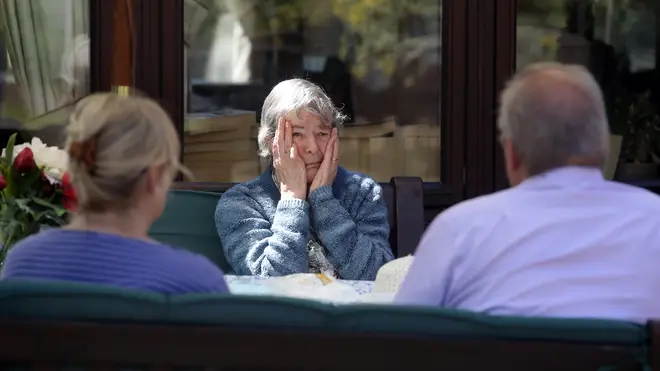 Care home residents are allowed to visit family members outdoors for the first time in months