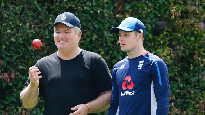 MacGill, left, played 44 Tests for Australia between 1998 and 2008