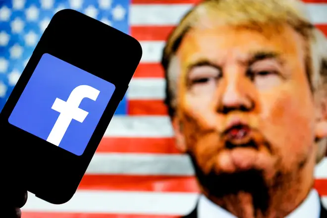 Donald Trump was first suspended from Facebook in January after the Capitol riots