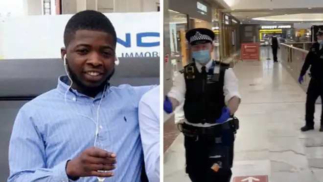 Gedeon Ngwendema, 21, has been named as the victim of a stabbing in Brent Cross shopping centre on Tuesday