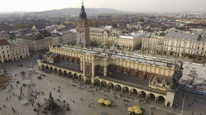 The Polish city of Krakow
