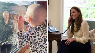 Kate called four-year-old Mila Sneddon, who featured in the duchess's Hold Still photography project.