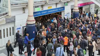Liverpool Street station is expected to be busy as a result of the tube strike on the Central Line