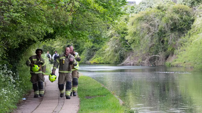 The infant was found in the Grand Union Canal