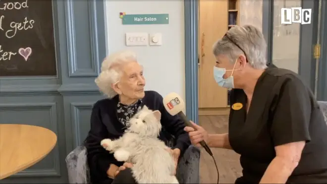 Residents of Admirals Court care home in Leigh-on-sea have benefitted from robo-pets
