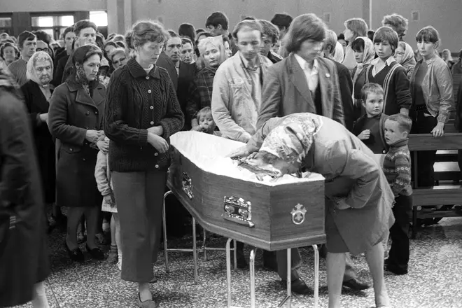 A Catholic priest was one of 10 people gunned down in Ballymurphy