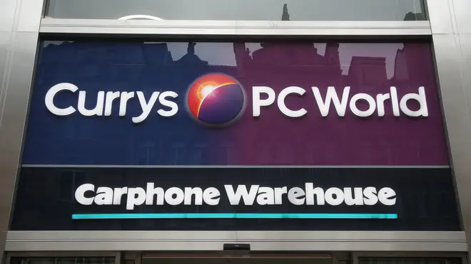 Dixons Carphone and Currys PC World logos
