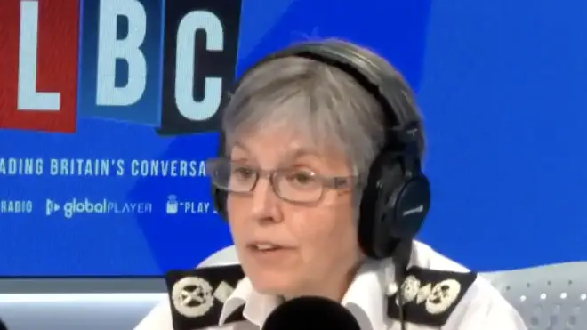 Dame Cressida Dick spoke to LBC's Nick Ferrari on Friday during Call the Commissioner