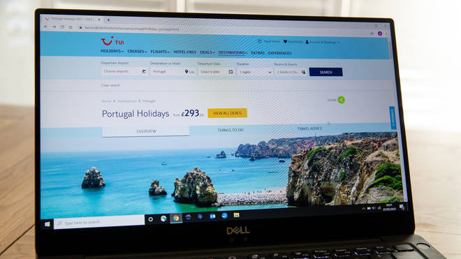 Searches for Portugal holidays surged on Thursday afternoon