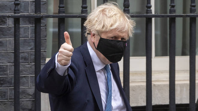 Boris Johnson has urged a "heavy dose of caution" as lockdown is eased across the UK