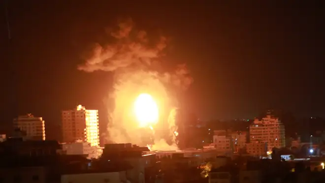 Both Hamas and Israel have been firing rockets at each other during the conflict