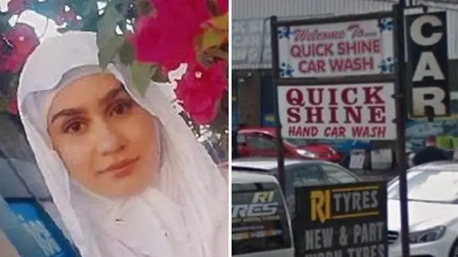 Law student Aya Hachem was "in the wrong place at the wrong time" when she was shot dead in Blackburn, a court has heard