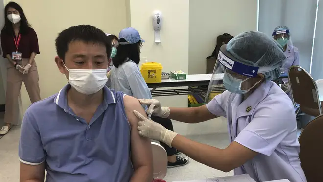 China are giving out Sinovac vaccines as a part of 'vaccine diplomacy'.