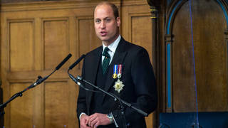 The Duke of Cambridge delivers a speech at the opening ceremony of the General Assembly of the Church of Scotland