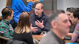 Prince William speaks to Scotland's emergency responders