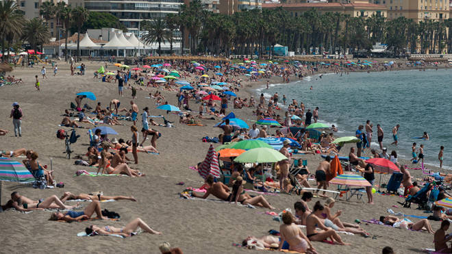Spain has opened doors to British holidaymakers, despite the UK government urging people not to go there.