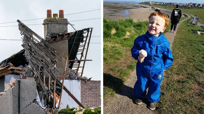 George Arthur Hinds, 2, has been named as the toddler who died in a gas explosion in Heysham
