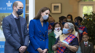 Kate and William joined Sikh women preparing food for vulnerable families in Edinburgh