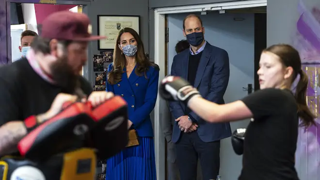 The Duke and Duchess visited one of Police Scotland's violence reduction units