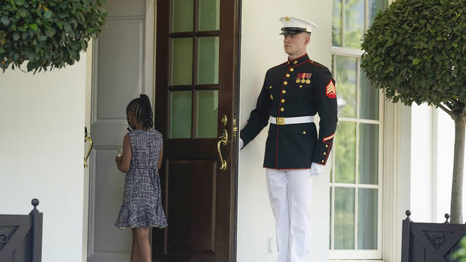 Gianna Floyd, George's daughter, enters the White House