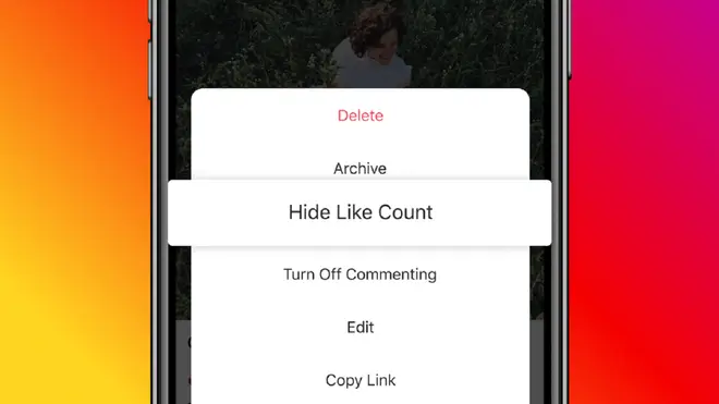 Instagram's new hide like count tool