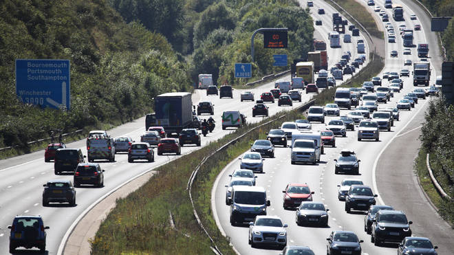 Motorways are busy as Brits head to Wales and the South West for a bank holiday getaway