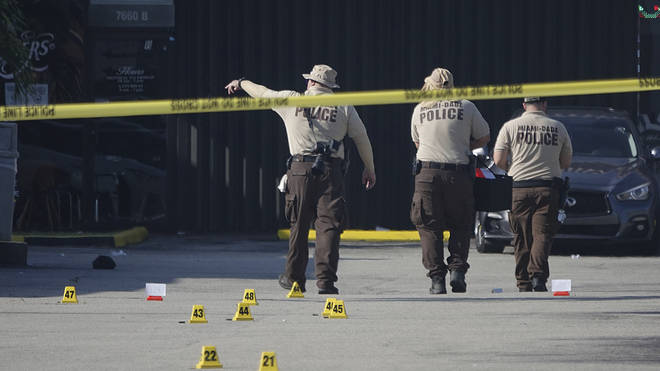 Three gunmen opened fire at a concert crowd in Miami