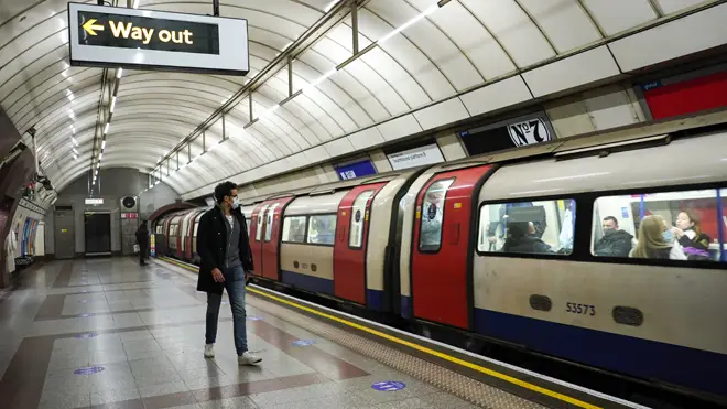 TfL passenger numbers have plummeted during the pandemic