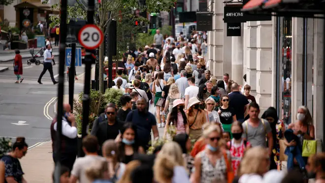 Crowds filled the streets to enjoy the sun on the hottest day of the year.