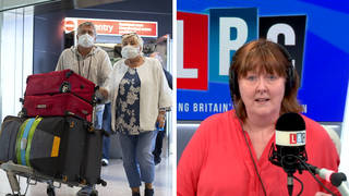 The travel expert was speaking to LBC's Shelagh Fogarty