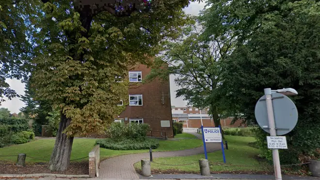 A man was arrested after attempting to hide in Aylesbury Police Station