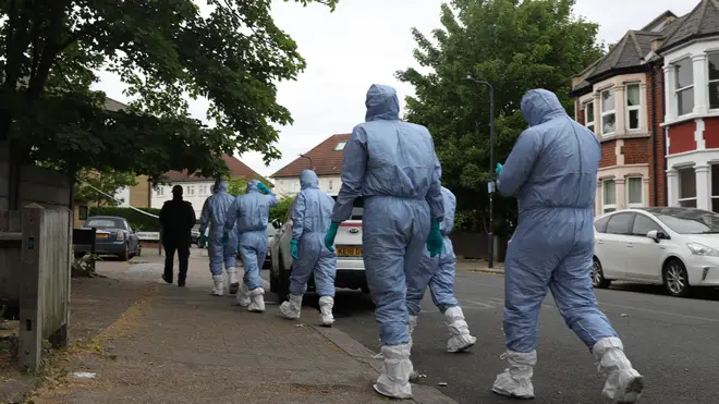 Forensic officers began looking for evidence after the incident in 2020.