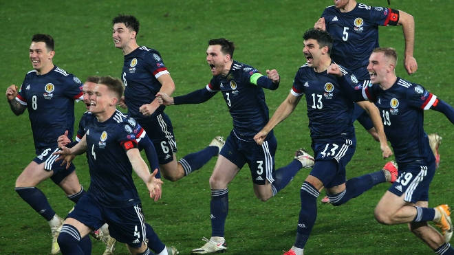 Scotland qualified for Euro 2020 after beating Serbia on penalties in a play-off