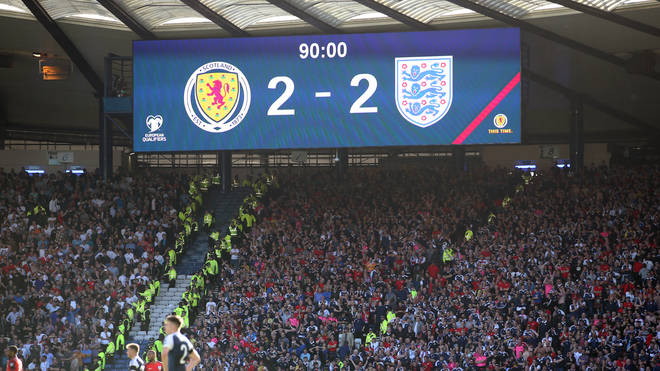 Scotland and England tied when they last met in a FIFA World Cup qualifier