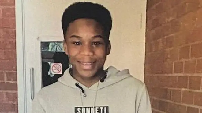 Two teenage boys have been arrested in connection with the murder of a 14-year-old who was chased and stabbed to death