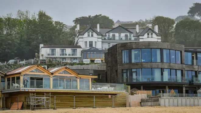 The Carbis Bay hotel ahead of the G7 summit in the Cornish village