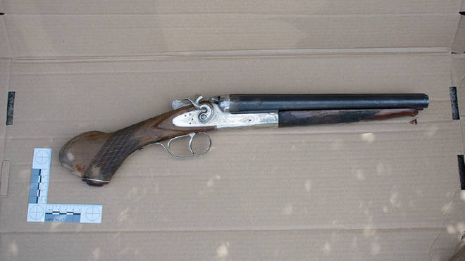 The seized shotgun was found to be working and loaded with two live cartridges