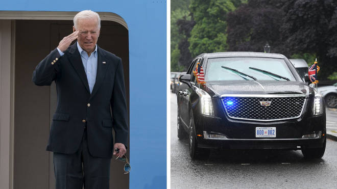 Mr Biden can use Air Force One and the Beast to get around