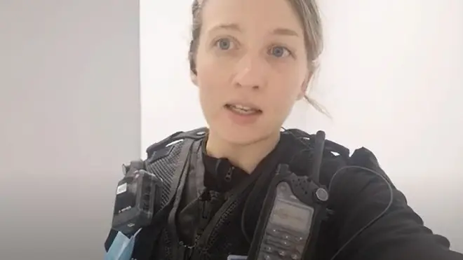 PC Leanne Gould from Devon and Cornwall Police who voiced her concern about unvaccinated police officers gathering at the G7 summit